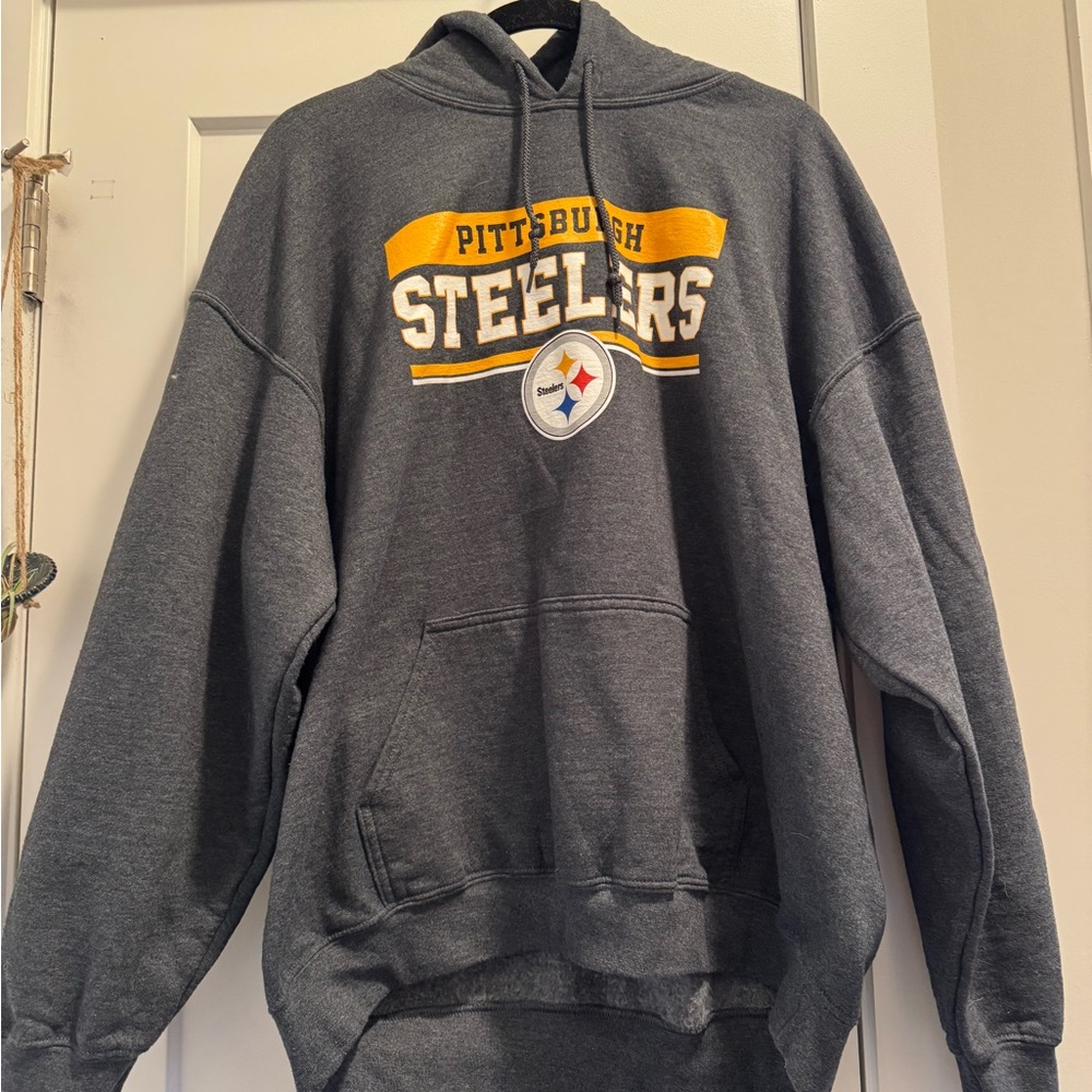NFL Pittsburgh Steelers Charcoal Hoodie